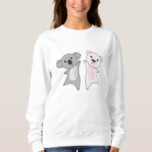 Koala Polar Bear Niedlicher Tiere Kinder Sweatshirt