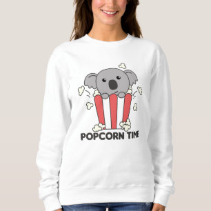 Koala Popcorn Time Sweet Animals Popcorn Bag Sweatshirt