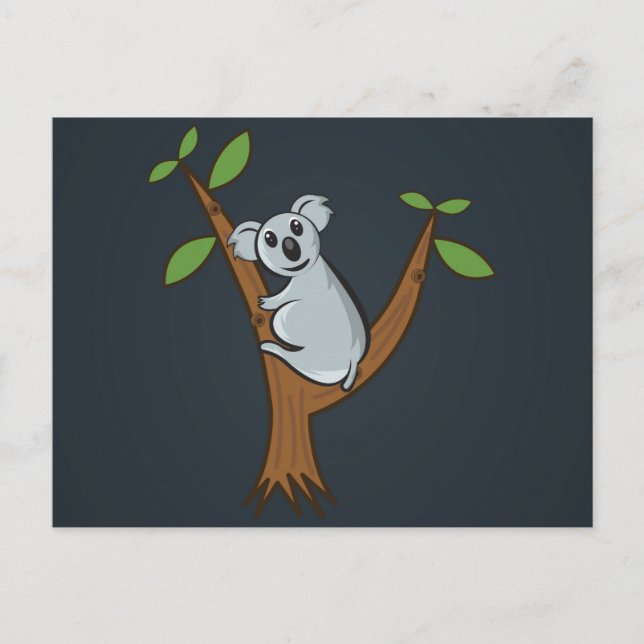 Koala Postkarte (Vorderseite)