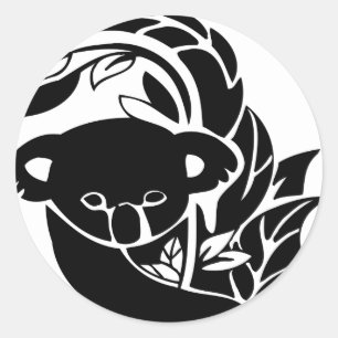 Koala Runder Aufkleber