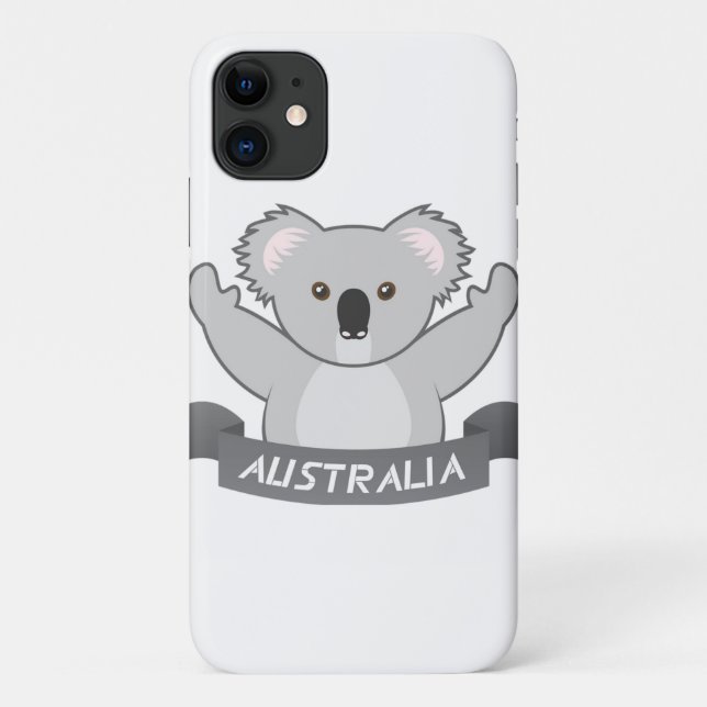 Koala Sammlung trägt Cool Koala , Unterstützung Au Case-Mate iPhone Hülle (Rückseite)