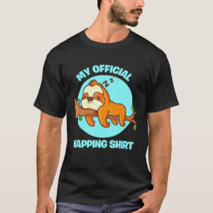 Koala schläft auf Faultier mein offizielles Nappin T-Shirt