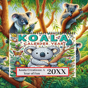Koala se demande : Une année de plaisir Calendrier