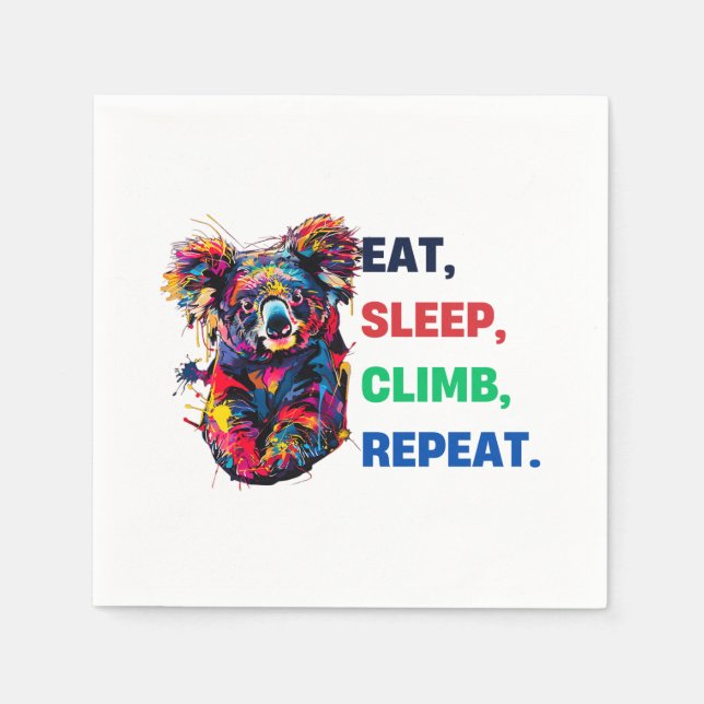 Koala Serviette (Vorderseite)