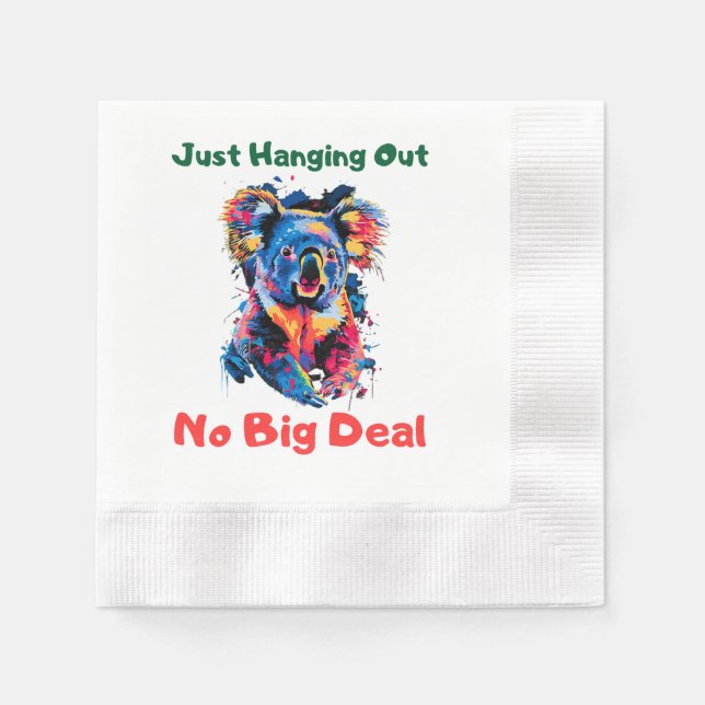 Koala Serviette (Vorderseite)