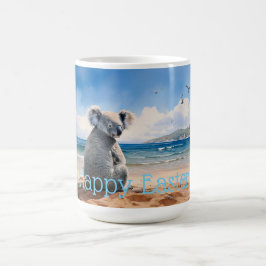 Koala sieht das Ozean Happy Oaster Kaffeetasse