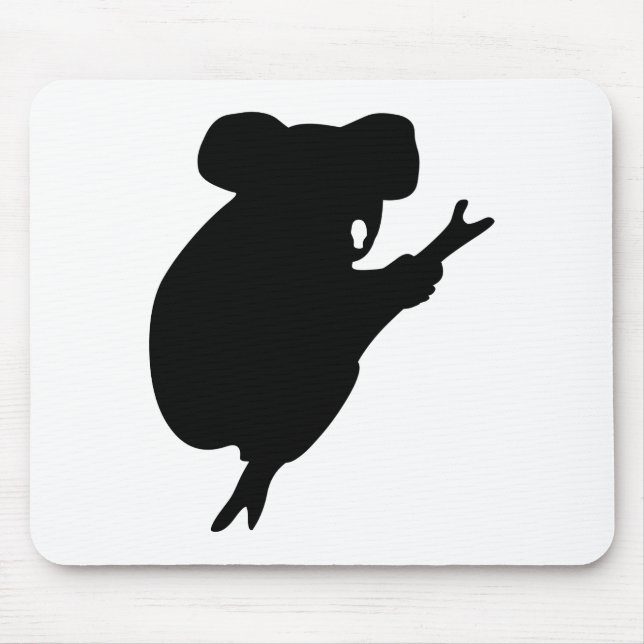 Koala-Silhouette Mousepad (Vorne)