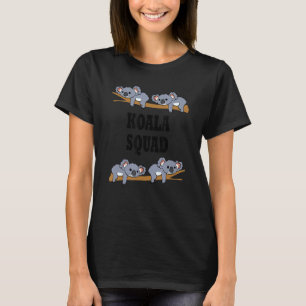 Koala Squad Funny Koala Team Ironisches Sprichwort T-Shirt