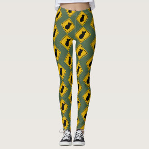 Koala-Straßenschild Leggings