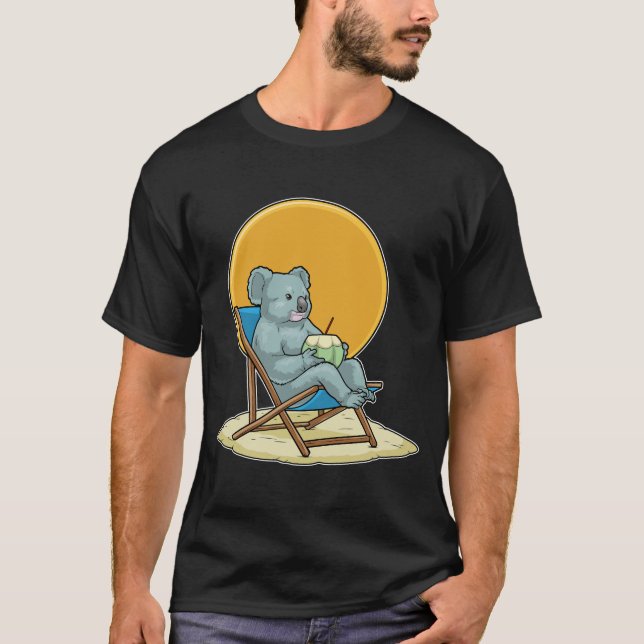 Koala Summer Lounger T-Shirt (Vorderseite)