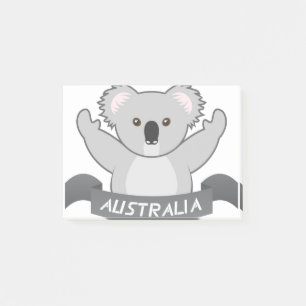 Koala Support Australia Wildlife Australia Strong Post-it Klebezettel