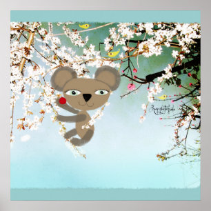 Koala Süßer Teddybär Erstaunlicher Riesiger Poster