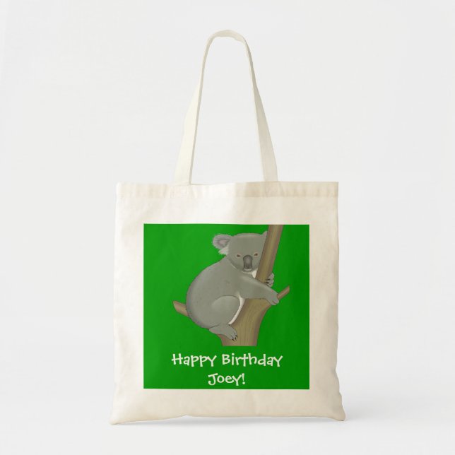 Koala-Tasche für personalisiertes Kind Tragetasche (Vorne)