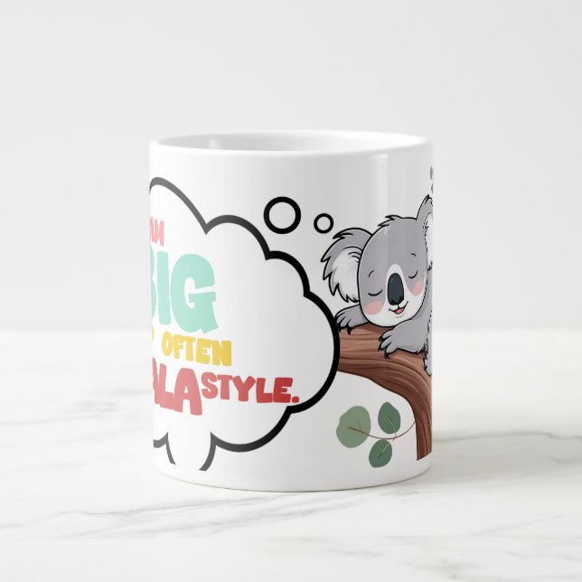 Koala-Tasse Jumbo-Tasse (Vorderseite)