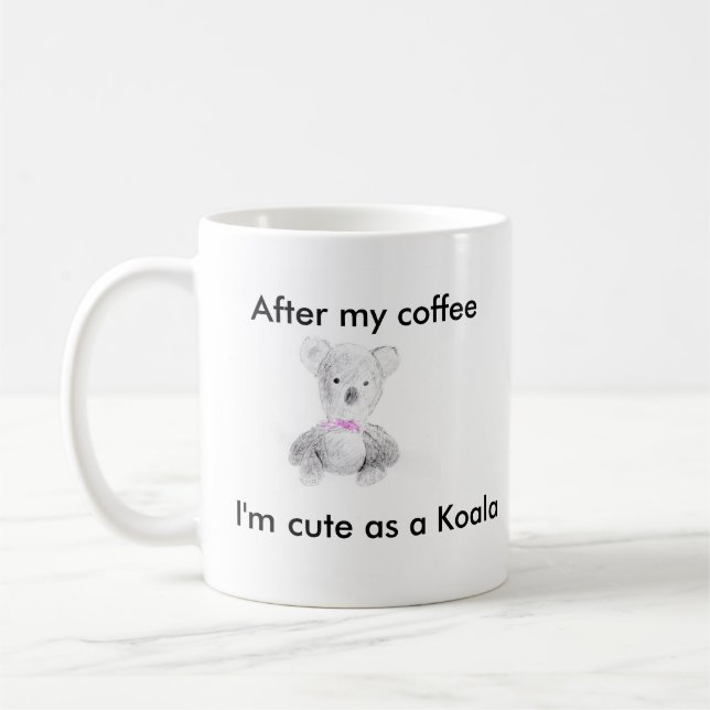 Koala-Tasse Kaffeetasse (Links)