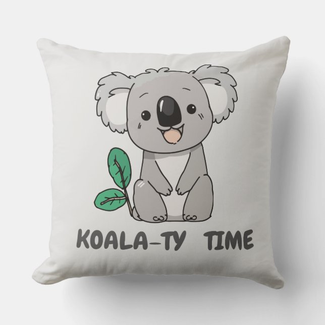 Koala Throw Pillow Kissen (Vorderseite)