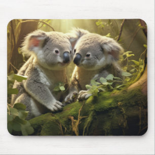 Koala Tierwelt Wilderness Lugano Gestern und Heute Mousepad