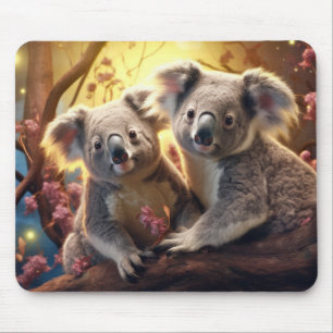 Koala Tierwelt Wilderness Lugano Gestern und Heute Mousepad