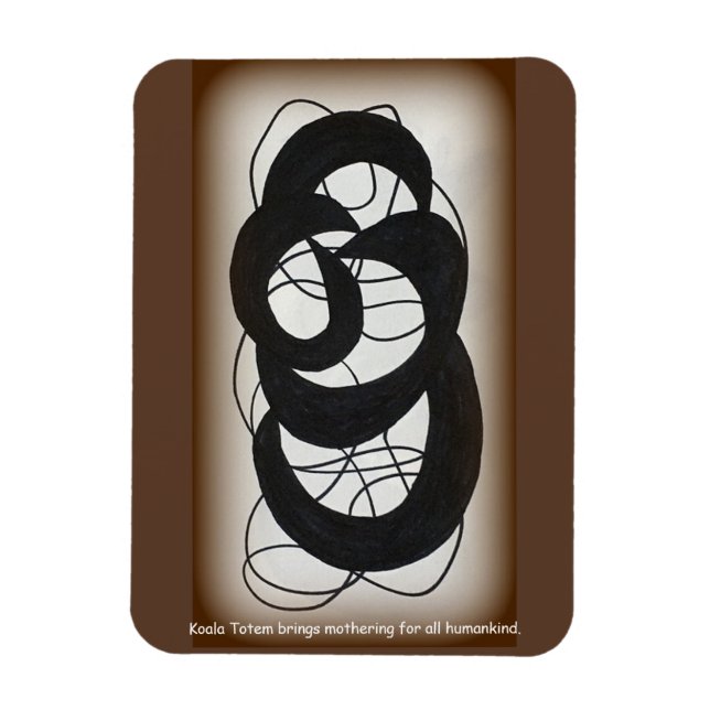 Koala Totem Magnet (Vertikal)
