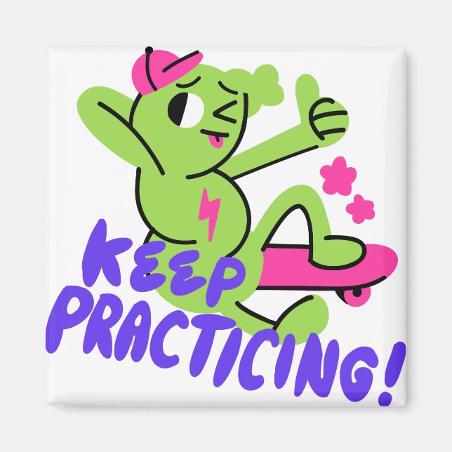 Koala-ty work Keep practicing Good start motivatio Magnet (Vorne)