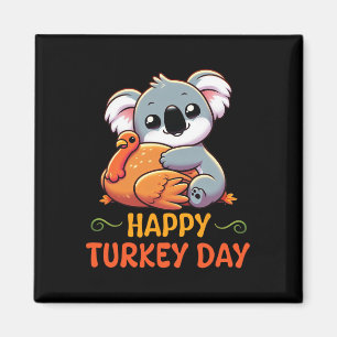 Koala umarmt die Türkei glücklich Danksagung für d Magnet