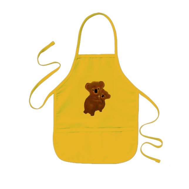Koala-Umarmungen Kinderschürze (Vorne)