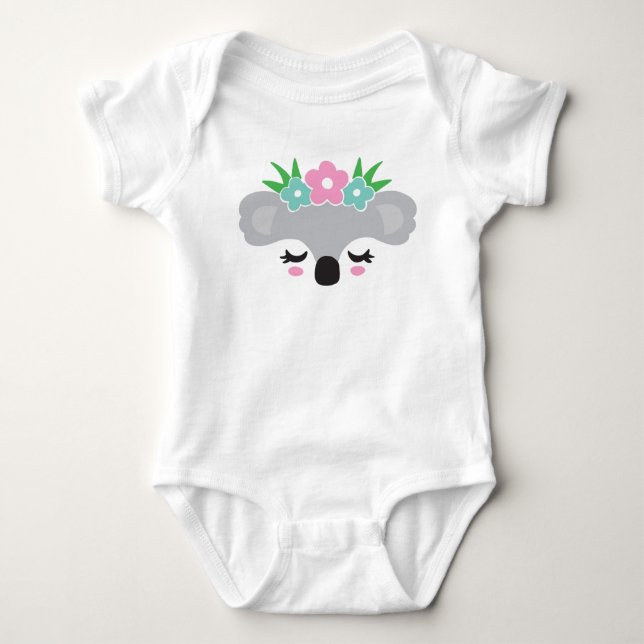 Koala und Glowers Baby Sleeper Baby Strampler (Vorderseite)