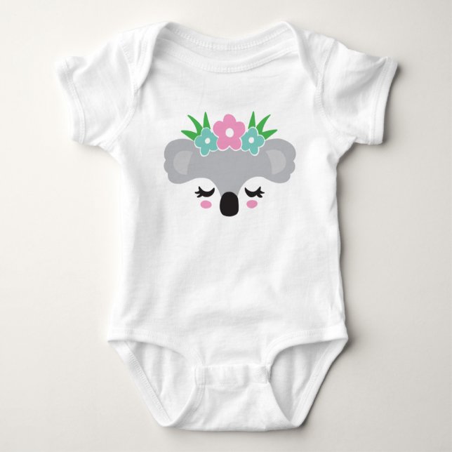 Koala und Glowers Baby Sleeper Strampler (Vorderseite)