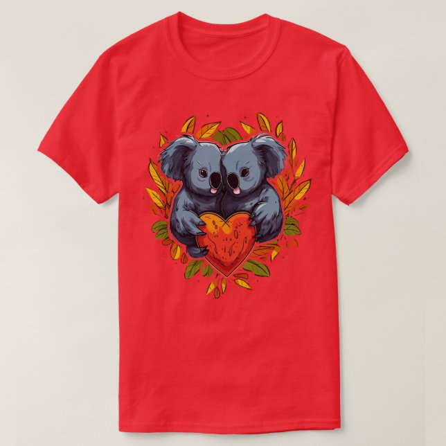 Koala Valentine Day T-Shirt (Design vorne)