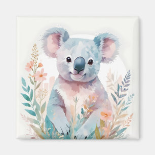 Koala Vintage Natur- und Naturwälder Kunst Magnet