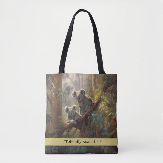 Koala-Wald-Träume, individuell Tasche (Vorderseite)