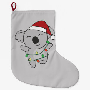 Koala Weihnachts-Wintertiere Koalas Große Christ Großer Weihnachtsstrumpf