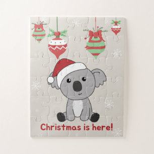 Koala Weihnachtsschnee Wintertiere Koalas Jigsaw