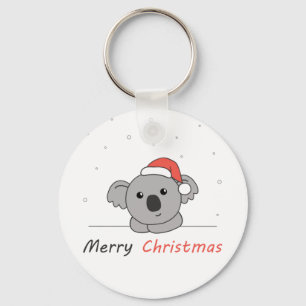 Koala Weihnachtsschnee Wintertiere Koalas Keychai Schlüsselanhänger