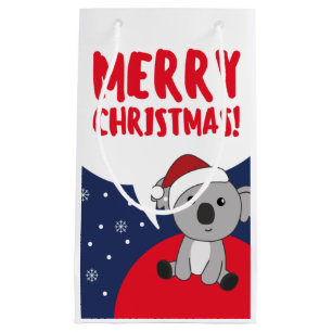 Koala Weihnachtsschnee Wintertiere Koalas Kleine G Geschenktüte