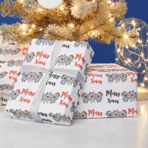Koala Weihnachtstiere Niedlich Koalas Holiday Geschenkpapier