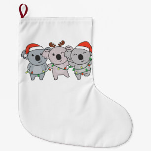 Koala Weihnachtstiere Niedlich Koalas Holiday Großer Weihnachtsstrumpf