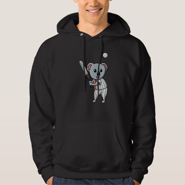 Koala Whisperer Animal Sport  Baseball Team Hoodie (Vorderseite)