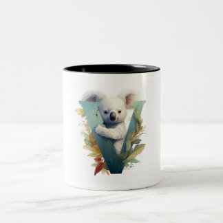 Koala Whispers: Koala Niedlich Cup - Typ V Zweifarbige Tasse