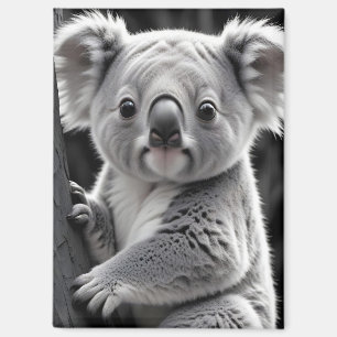 Koala Wildlife Majestic Nature Life Forest Poster Magnet