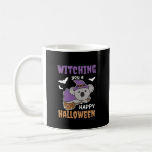 Koala Witch Witching You A Happy Halloween Kaffeetasse