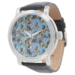 "Koala Wonders: Eine herzerwärmende FotoCollage" Armbanduhr