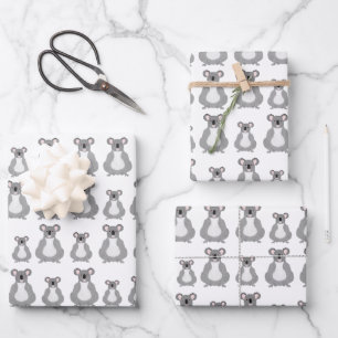 Koala Wrapping Paper Sheets Geschenkpapier Set
