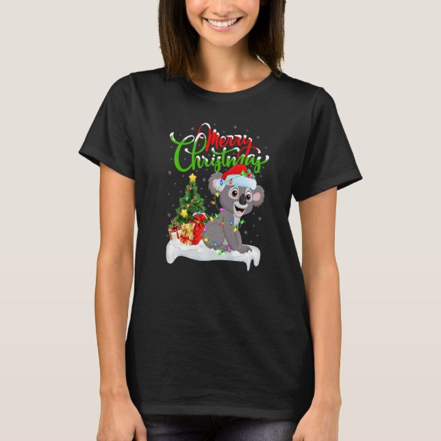 Koala  Xmas Decorations Santa Koala Christmas T-Shirt (Vorderseite)