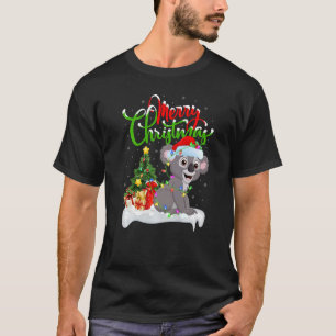 Koala Xmas Dekorationen Santa Koala Weihnachten T-Shirt
