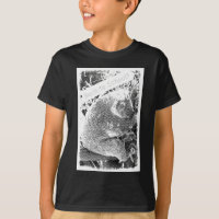 Koala Zurück zur Schule Gravur T - Shirt