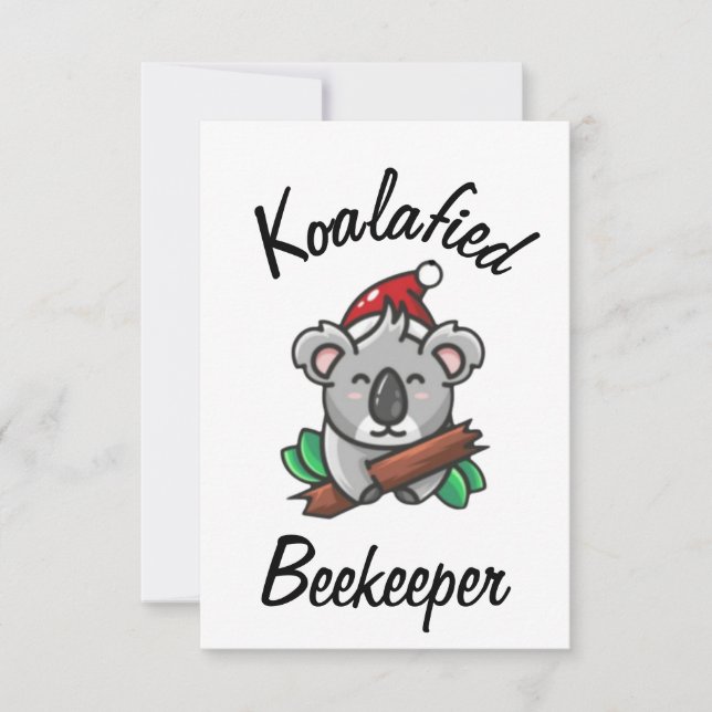 Koalafied Beekeeper Card Karte (Vorderseite)
