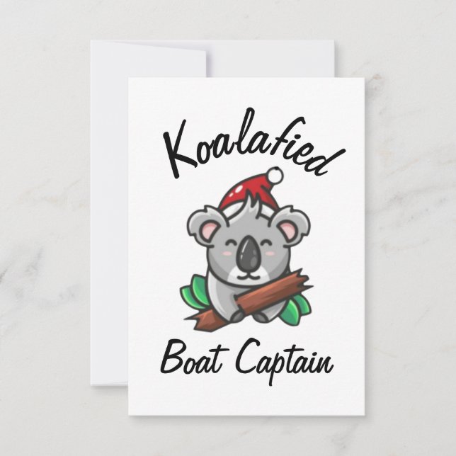 Koalafied Boot Captain Card Karte (Vorderseite)