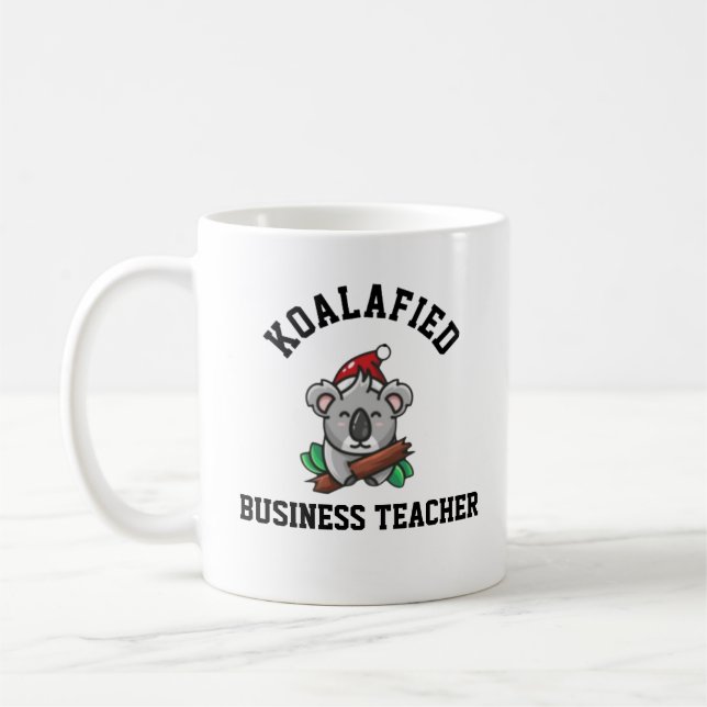 Koalafied Business Teacher Kaffeetasse (Links)