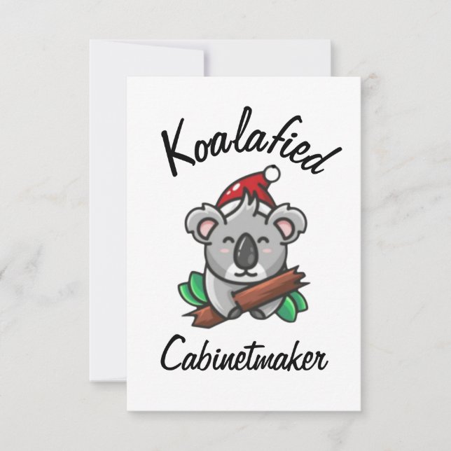Koalafied Cabinetmakerkarte Karte (Vorderseite)